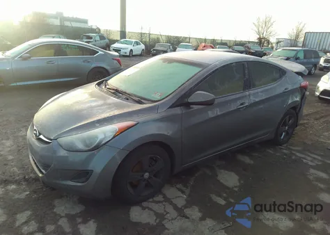 2011 Hyundai Elantra Gls из США, поврежденный, VIN 5NPDH4AE2BH059259